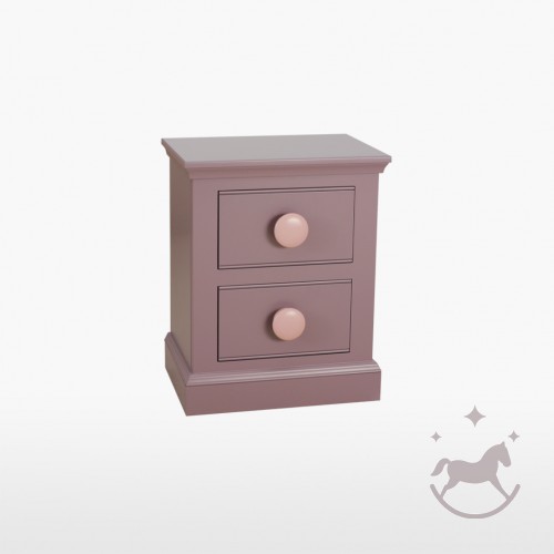 Freya Land Two Drawer Bedside Chest