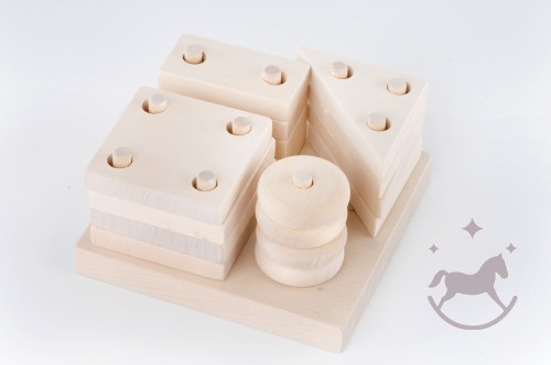 Handmade Wooden Shapes Puzzle