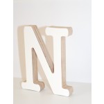 Wooden Letter N