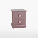 Freya Land Two Drawer Bedside Chest