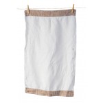 Handmade Linen Tea Towel, brown
